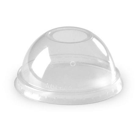 Couvercle Dôme avec Trou en APET pour Gobelet smoothie diamètre 78 mm